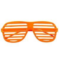 Oranžové neónové párty okuliare