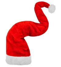 Plyšová čiapka Santa, extra dlhá 125 cm