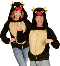 Plyšová mikina s býkom