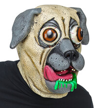 Latexová maska buldoga