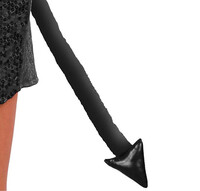 Diablov chvost čierny, 43 cm