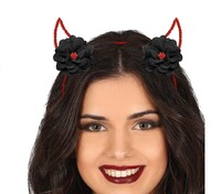 Diabolské rohy s kvetmi