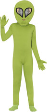 Detský zelený kostým mimozemšťana