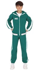 Detský kostým hráča z hry Game of Squid