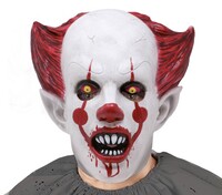 Latexová maska klauna Pennywise