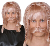 Pánska parochňa s fúzikmi Asterix