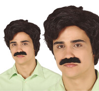 Pánska parochňa s fúzikmi Pablo Escobar