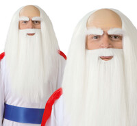 Pánska parochňa s bradou Panoramix (Asterix a Obelix)