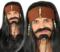 Pánska pirátska parochňa so šatkou