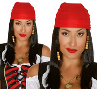 Pirátska parochňa so šatkou unisex