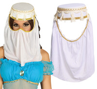 Klobúk arabskej princeznej so závojom