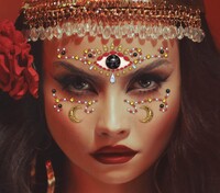 Samonivelačné kamene na tvári veštca