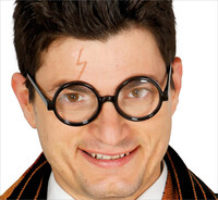 Čierne okrúhle okuliare Harryho Pottera