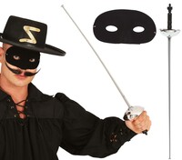 Súprava Bandita/Zorro – pomstiteľ (maska a kord)