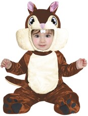 Kostým veveričky pre batoľa