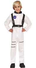 Chlapčenský kostým astronauta, biely