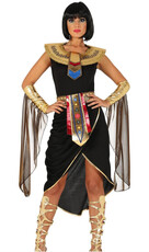 Dámske šaty Cleopatra, čierne