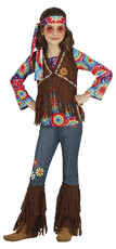 Dievčenský hippie kostým, 60. roky 20. storočia