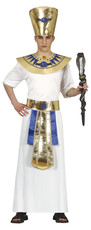 Pánsky kostým faraóna, biely