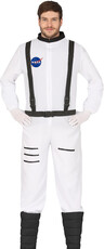 Pánsky kostým astronauta, biely