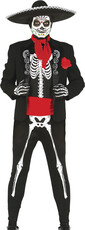 Pánsky kostým kostlivca, Día de los Muertos