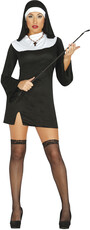 Dámsky sexy kostým mníšky, krátky