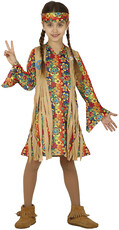Dievčenský kostým 60. roky, hippies