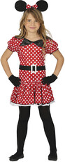 Dievčenský kostým Minnie Mouse