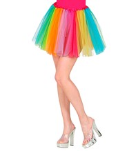 Dámska pestrofarebná tutu sukňa 40 cm