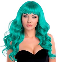 Dámska tyrkysová parochňa dlhá