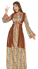 Dámske dlhé hippie šaty, 60. roky 20. storočia