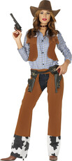Dámsky kostým kovbojky s vestou