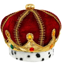 Detská kráľovská koruna, červená