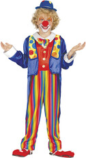 Detský kostým farebný klaun