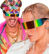 Dúhové zrkadlové okuliare