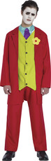 Pánsky kostým Joker, červený
