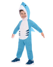 Chlapčenský kostým žraloka, modrý