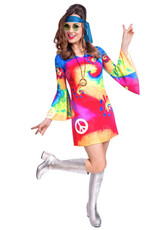 Dámske hippie šaty, 60. roky 20. storočia