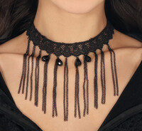 Dámsky čierny choker