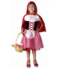 Kostým Červenej čiapočky (top, sukňa, čiapka)