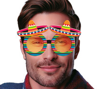 Mexické okuliare so sombrerom