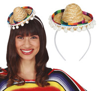 Mini sombrero na čelenke