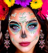 Dia de los muertos samonivelačné kamene