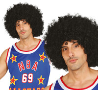 Čierna mega afro parochňa