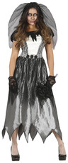 Dámsky kostým Halloween mŕtva nevesta