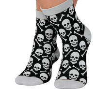 Detské ponožky s motívom lebky