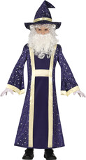 Detský kostým kúzelníka s klobúkom