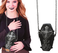 Kabelka v tvare rakvy, 17 x 10 cm