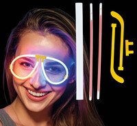 Neónové svietiace okuliare