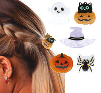 Sada 5 halloweenských sponiek do vlasov